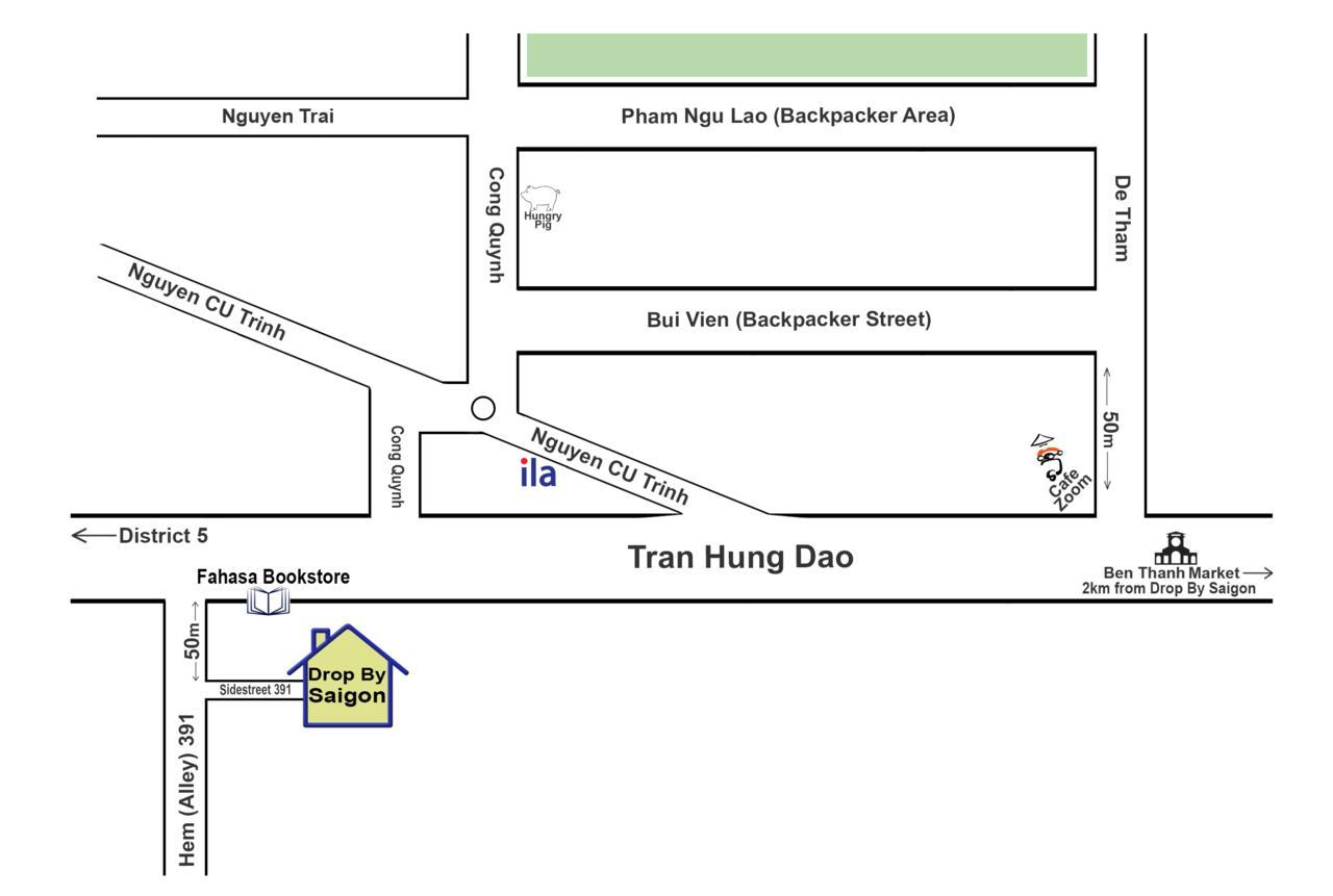 Drop By Saigon Guesthouse Ho Chi Minh-byen Eksteriør bilde
